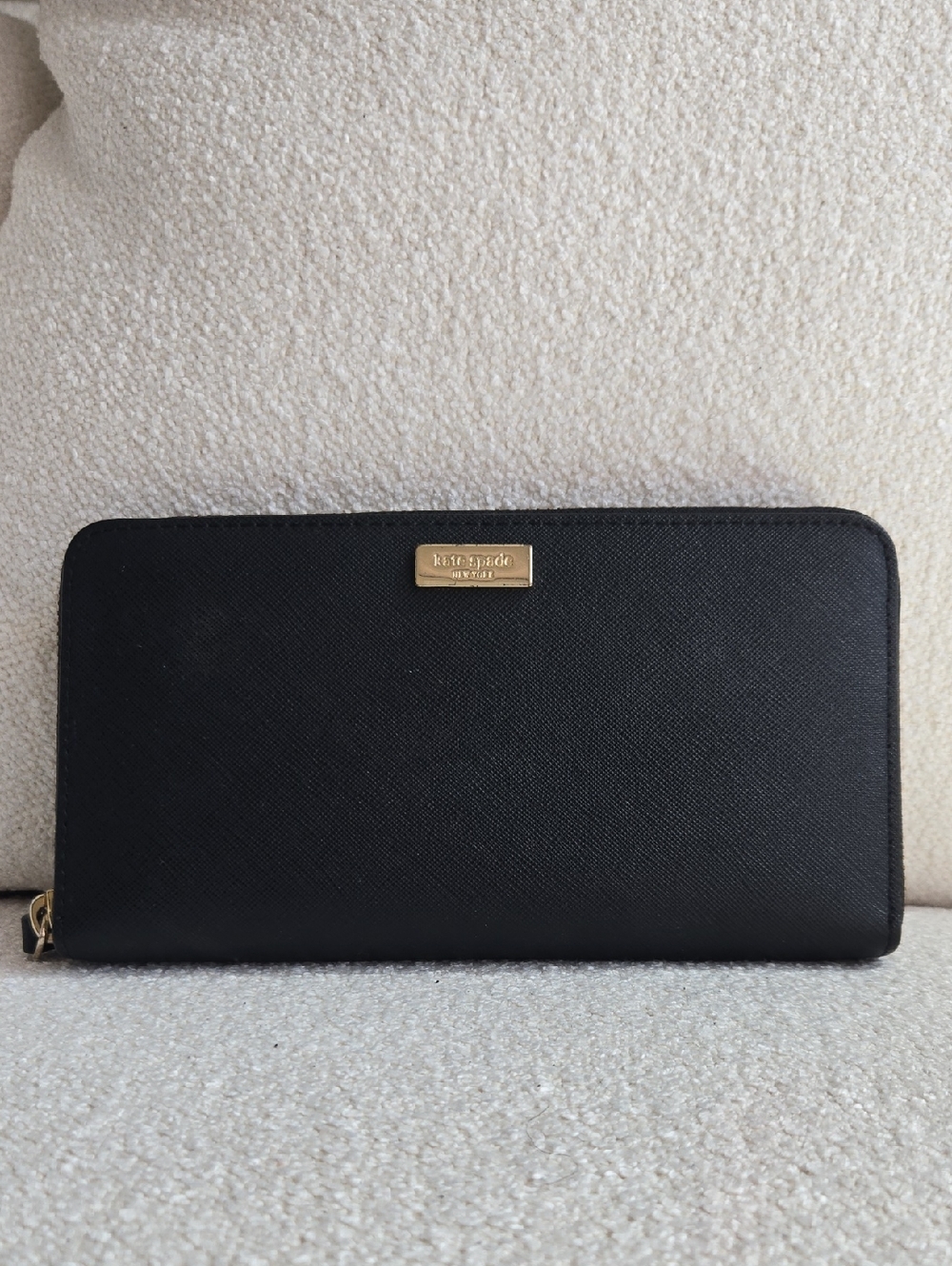 kate spade Black Zip Wallet